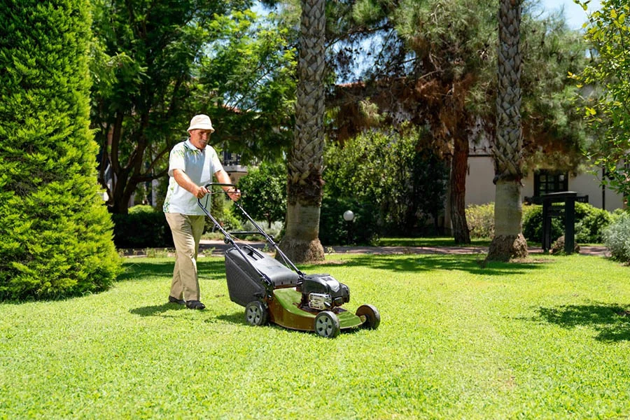 electric walk behind lawn mowers