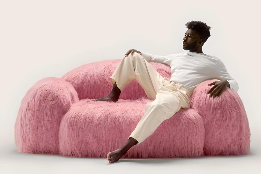 childrens pink sofa