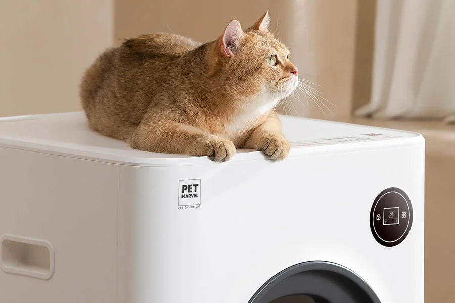 auto scooping litter box