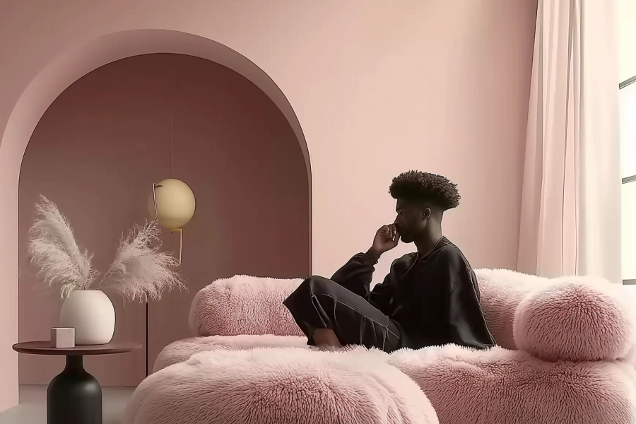 super plush sofa