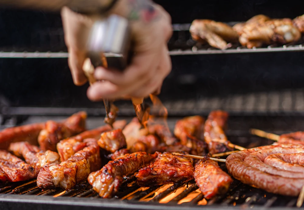 outdoor electric barbecue grill