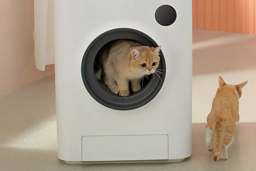 automatic cat litter box for multiple cats