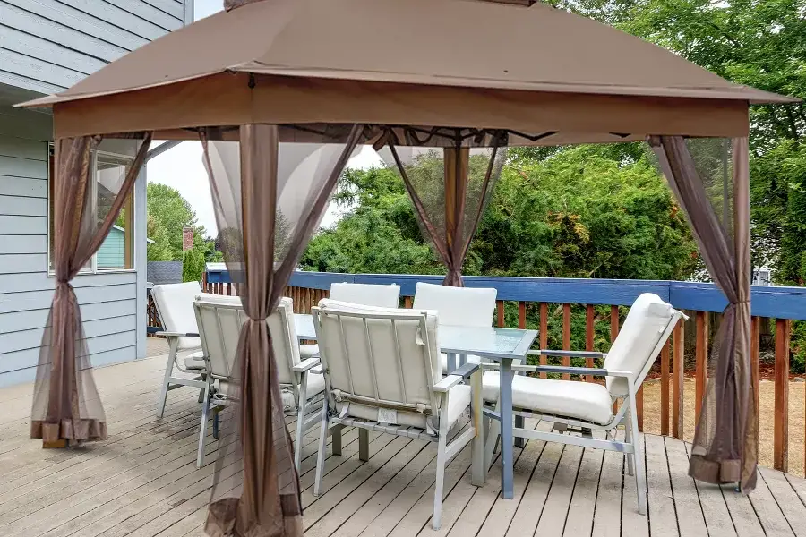 luxury pop up gazebo with sides